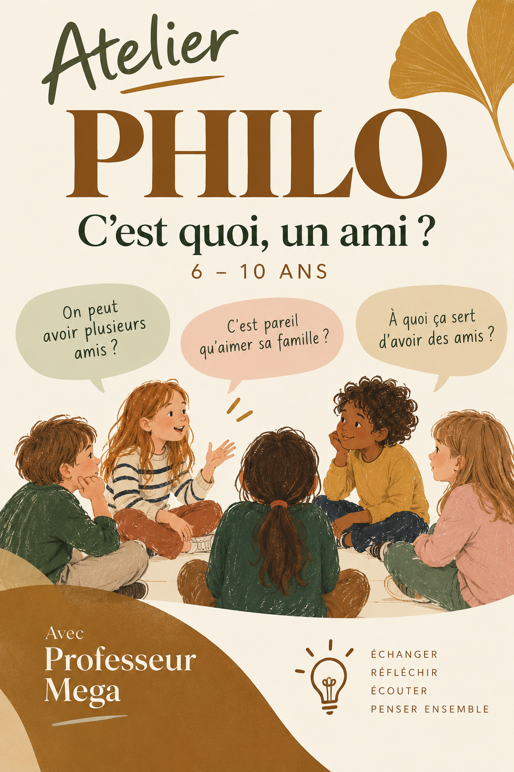 Enfant Philo (6 - 10 ans) : c'est quoi, un ami ?